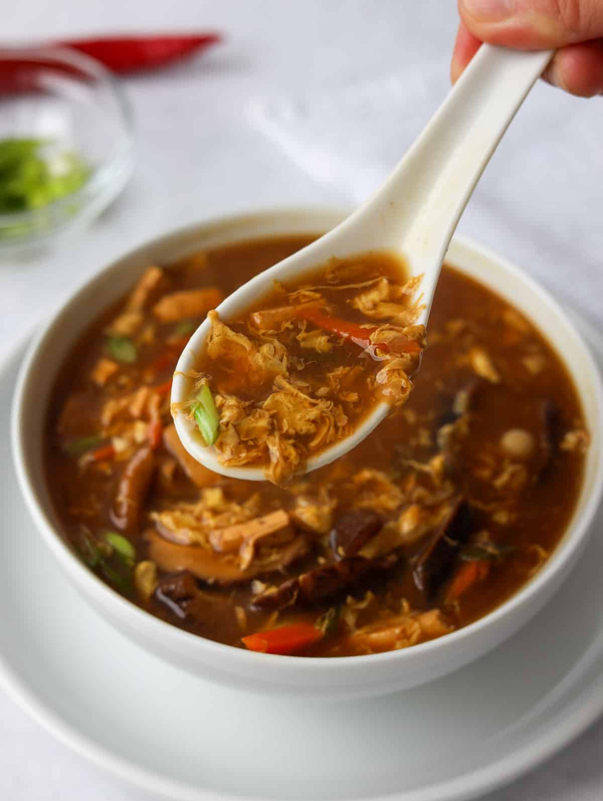 Hot and Sour Chicken Soup